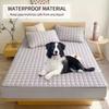 2025 NEW Waterproof Quilted Bedding Protector Cover Anti-mite Anti-bacterial Mattress Cover Embossed Design Bedding Bed Cover Fitted Sheet