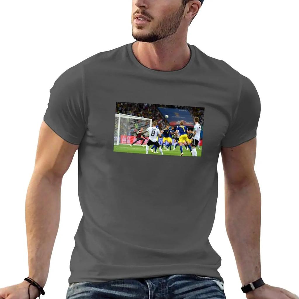 Toni Kroos Goal Tshirt Vintage Clothes Boys Whites Big And Tall T Shirts For Men