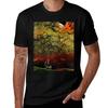Ohne Titel, von Zdzis?aw Beksiński T-Shirt Baumwoll-T-Shirt Mann T-Shirt Mann Designer-T-Shirts für Mann Baumwoll-T-Shirt