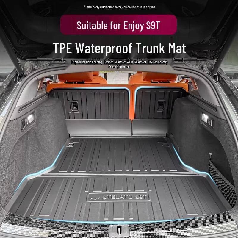Hongjie S9T TPE Waterproof Trunk Mat - Car Interior Protection Accessory