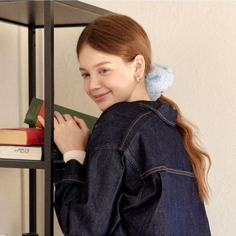 Dana Burton Boucle Cozy Hair Scrunchie