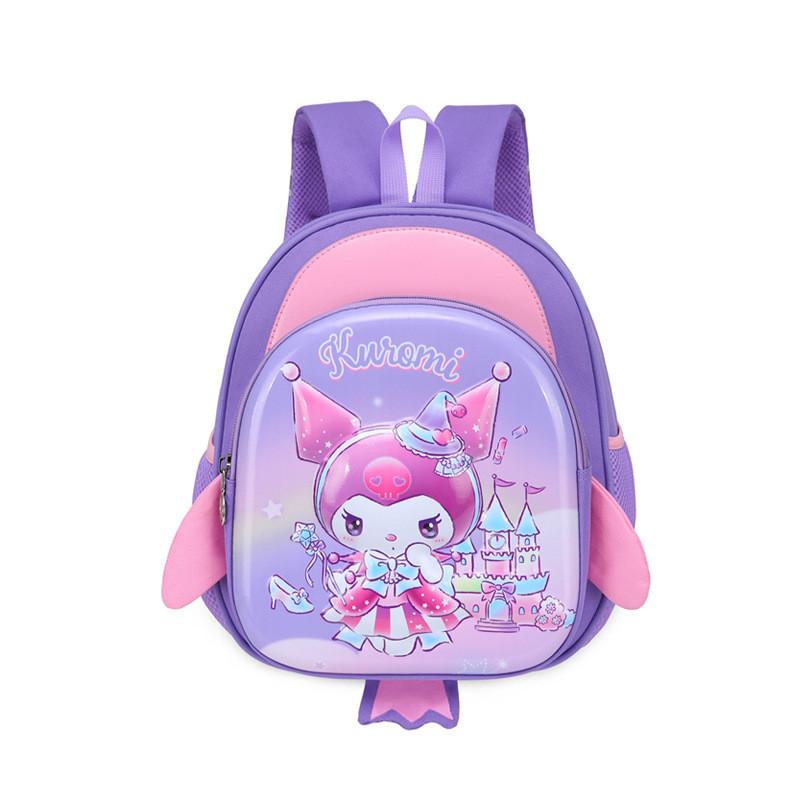 Melody Kuromi Cinnamoroll Backpack With Polyester Material And Ergonomic Shoulder Straps For School Use