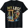 My Leg Legs Day Weight Lifting Bodybuilding Spongebob Gym T-Shirt