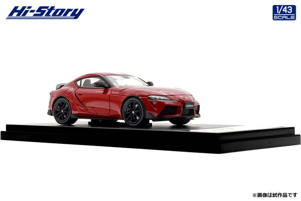 Interallied Hi Story Toyota GR SUPRA RZ Prominence Red Finished Model HS575RE 1/43 (2025)