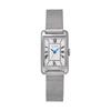 Authorized Dealer [MATOW] MATOW Women's Watch Mw004001 [Tsuki] Oborozuki Square Silver Mesh Watch