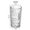 Bark Pattern Glass Tumbler Set