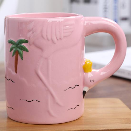 Yousheng Water Cup 3D Animal Design Kids Ceramic Cup Children Role Play Coffee Mug Learning Through Play Cup