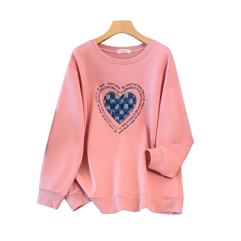 Plus-Size Loose Fit Autumn Hoodie for 200lbs To 350lbs, Chest 150/160-1105