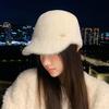 Fleece Thickened Cap Autumn and Winter Hat Women's Thermal Hat Big Head Circumference Shows Small Face Windproof Baseball Cap