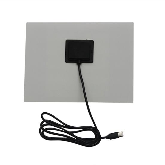 Solar Panel 3W Polycrystalline Silicon Portable Solar Charger with Type-C Output Security Cameras Camping Solar Charger