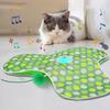 Hide And Seek Interactive Cat Toy Touch Activated Simulated Hunting Game with Moving Concealed Feather And Mouse Squeaky for Indoor Bored Adult Cats