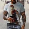 Vintage Spartan 3D Printing Graphic T Shirts for Men Short Sleeve Tee Tops Fashion Oversized Streetwear Men's Casual Clothing