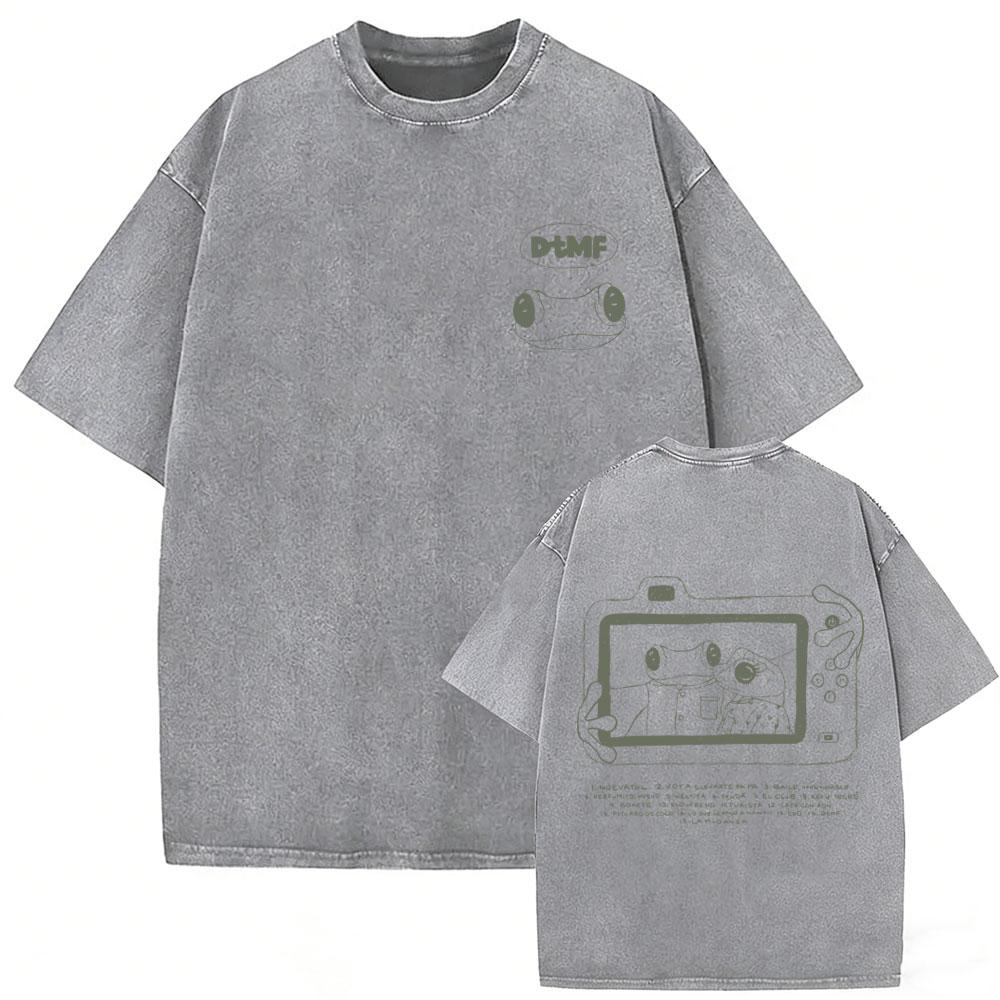 Tricou Vintage Rapper Bad Bunny Spălat Debi Tirar Mas Fotos DTMF World Tour Tricouri Bărbați Femei Modă Hip Hop Tricouri Populare