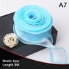 10 Yards/Rola Panglică din șifon transparentă Panglici din organza din satin pentru ambalaj de cadouri Decorare Buchete de nuntă Materiale de cusut coroană