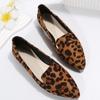 Loafers Flats Leopard Pointed Toe Casual Women Shoes  Comfortable Walking Mujer Zapatos:Wear-resisting
