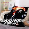 3D Rock Band Tokio Hotel Bill Kaulitz Soft Flannel Blankets,Throw Blanket Comfortable Blanket for Picnic Beds Sofa Home Bedroom
