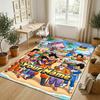 Personalized Crystal Velvet Carpet,Dragon Ball Custom Printed Name, Plush Area Rug For Home Indoor Decor
