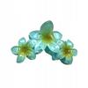 Ecarla Triple Blue Flower Hair Clip-Brooch Sp388