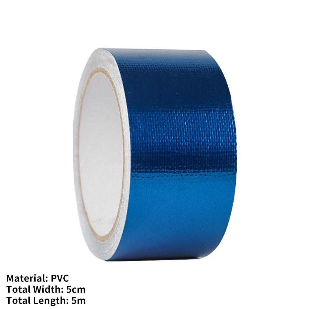 Awning Tent Repair Waterproof Tarpaulin Repair Tape Strong Adhesion Tear Resistance Gummed Film Parts Green Blue Awning Patch