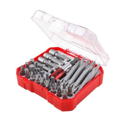 34pcs Security Bit Set 1/4 Hex Star Bit for Automotive & Electronics Repairs