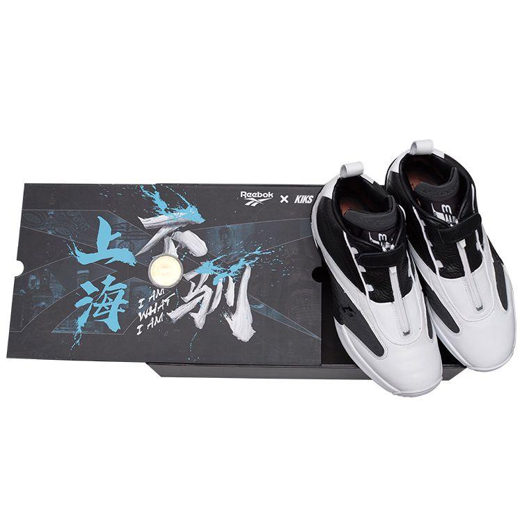 Reebok Antwort Iverson 4 Unrestrained OG Herren Basketballschuhe Schwarz Weiß K-FY9691