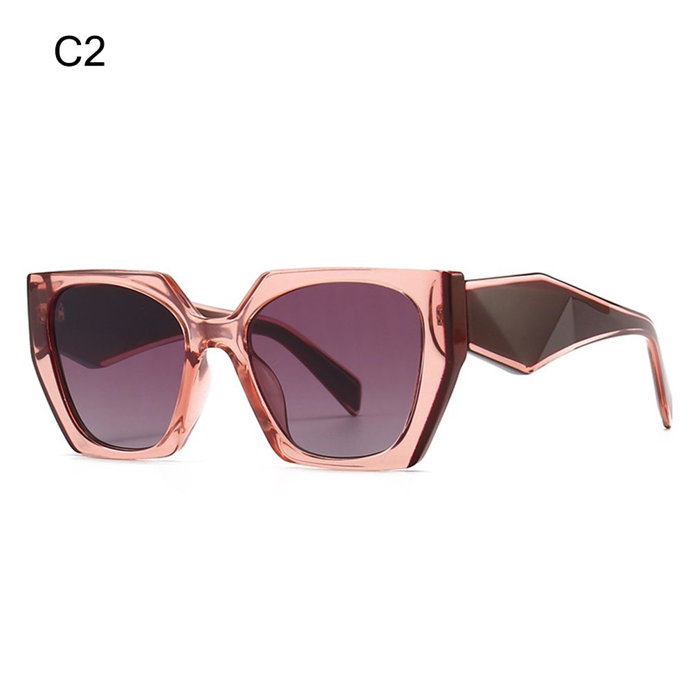Classic Rectangular Sun Glasses Glasses for WomenMen Latest Trendy Ladies Oversized Irregular Spectacle Frame Frame Sun Eyeglasses Trending Shades