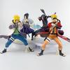 21CM Anime Naruto Rasengan Uzumaki Naruto Uchiha Sasuke Combat Pattern Figure Scene PVC Doll Model  Decoration Toys Gift