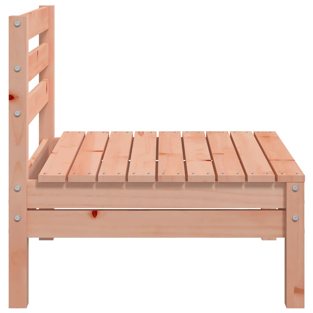 Garden Sofas Without Armrests 2 Pcs Solid Douglas Fir Wood
