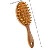 39 Teeth Head Massage And Gua Sha Tool Long Handled Massage Comb Scalp Head Meridian Comb Thickened Wide Wooden Comb
