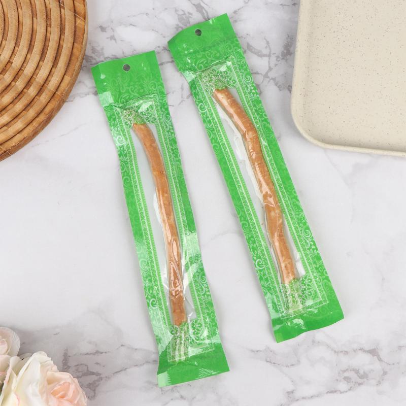 Natūralus Miswak dantų šepetėlis Peelu dantų pagaliukas Vakuuminėje pakuotėje Tradicinis dantų valymo įrankis kelionėms, darbui
