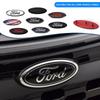 Replace Type Car Rear Trunk Badges Lid Emblem Front Rear Logo For Fiesta Mondeo Fusion Explorer Escape Shelby Edge Kuga