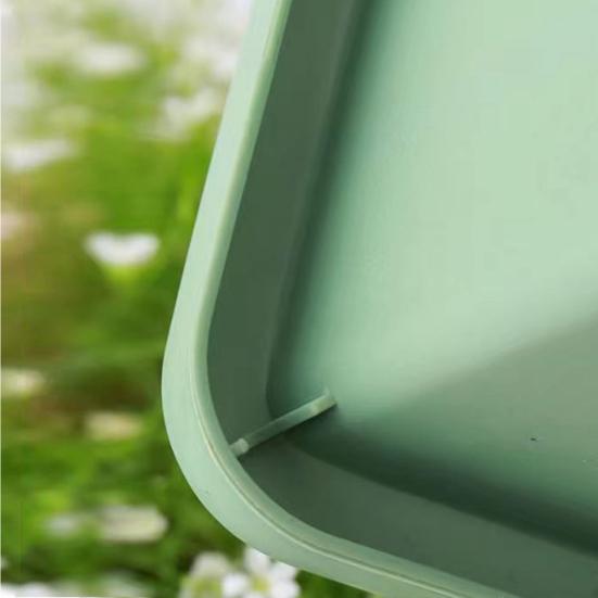 Vegetable Growing Box Flowerpot with Drainage Holes Thickened Edge Strong Load-Bearing Indoor Rectangular Vegetable Herb Planter Box