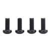 4 Pcs License Plate Screws Stainless Steel Rustproof Car Tag Frame Fasteners for Model 3 Y with