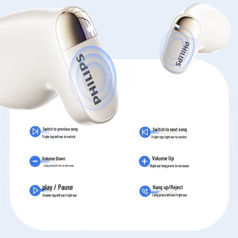 Philips TAT2169 Semi-in-ear Bluetooth Sport Earbuds