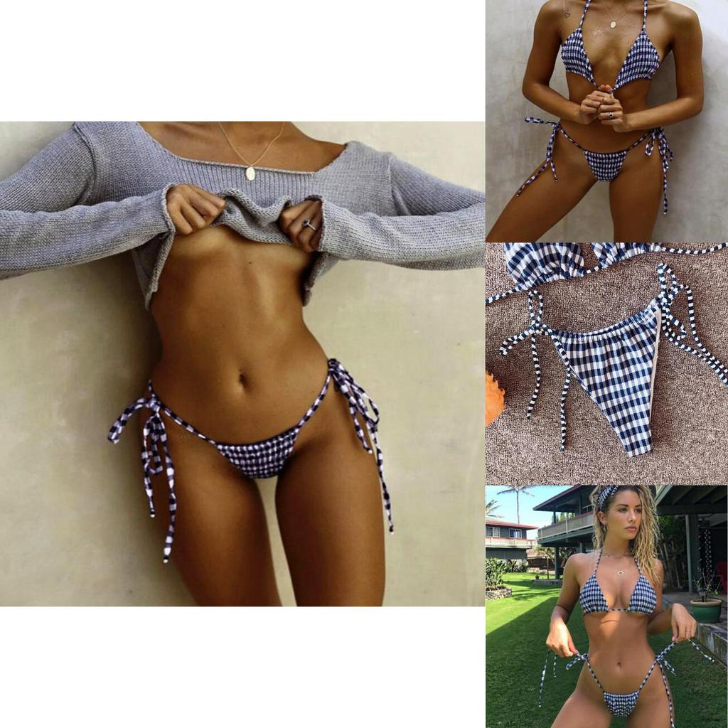 Damen Bikini Set Bandage Push-up Gepolstert Badebekleidung Mit Premium Qualität Design