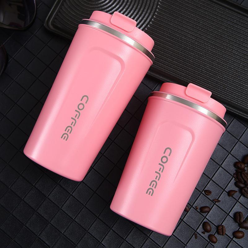 Cană de cafea din oțel inoxidabil de 380/510ML, ceașcă termică de călătorie, termoizolantă, ceașcă izolată, ceașcă de birou