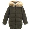 DUVETICA Down Coat 40 Khaki Women Used