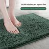 1 PCS Bathroom Rug Mat Non Slip Quick Dry Bath Mats Extra Thick and Super Absorbent Bath Rugs Microfiber Chenille Shower Carpet