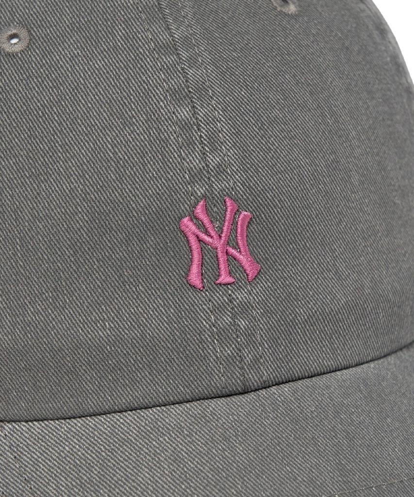 Emelbi Vintage Nano Unstructured Ball Cap Ny (Charcoal Grey)