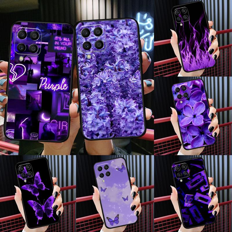 Infinity On Purple Cover For Samsung Galaxy M11 M21 M14 M34 M54 M53 M33 M13 M32 M52 M20 M15 M55 M30s M31s Case
