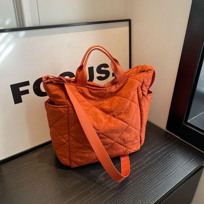 Large Capacity Canvas Shoulder Bag For Women 2023 New Autumn Winter Street Fashion Tote Crossbody Bag