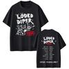 Loded Diper Diper Overload Tour Tshirt Men Women Vintage Rock Short Sleeve Tshirts Mens Casual Pure Cotton Summer T Shirts