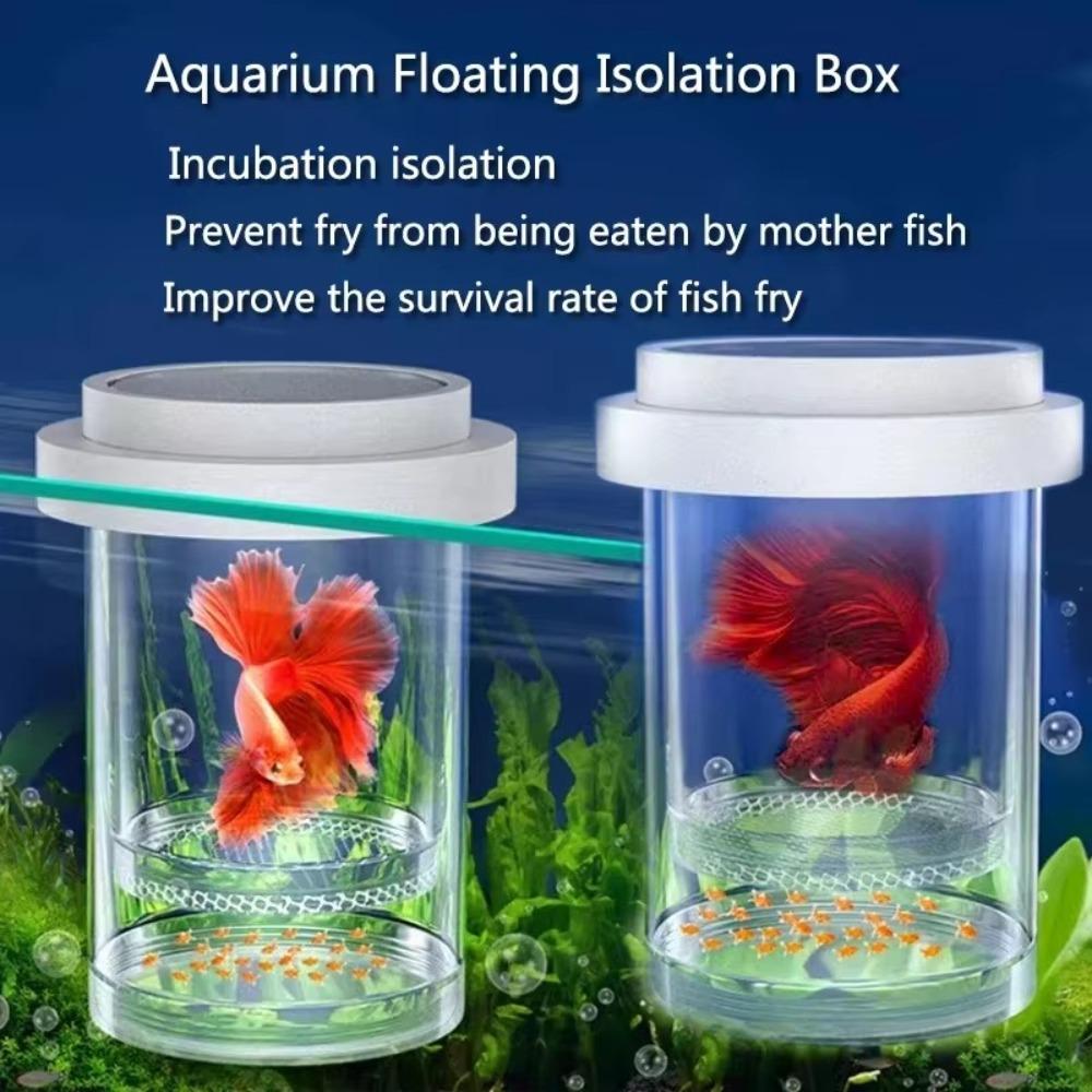 Plastic Mesh Floating Fish Breeding Isolation Box Fish Hatchery Incubator Breeder Box Fish Tank