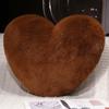 45/60Cm Heart Plush Throw Pillow Stuffed Red Heart Colorful Fuzzy Cushion Home Sofa Chair Lumbar Support Plushie Decor Gift
