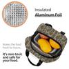 Everything Bottom Lands Camo Insulated Lunch Bag for Women Children Leakproof Food Boxes Thermal Lunch Box Tote