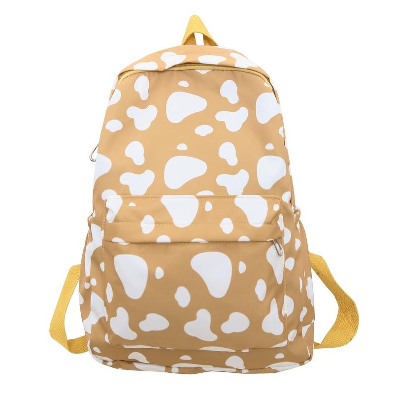 Schoolbag Mori Small Fresh College Style School Bag Men and Women Cute Cartoon Cow Backpack Large Capacity Simple Casual Backpack