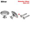 Kitchen Cupboard Cabinet Round Shape Dresser Wardrobe Pulls Cabinet Pulls Door Handle Drawer Knob