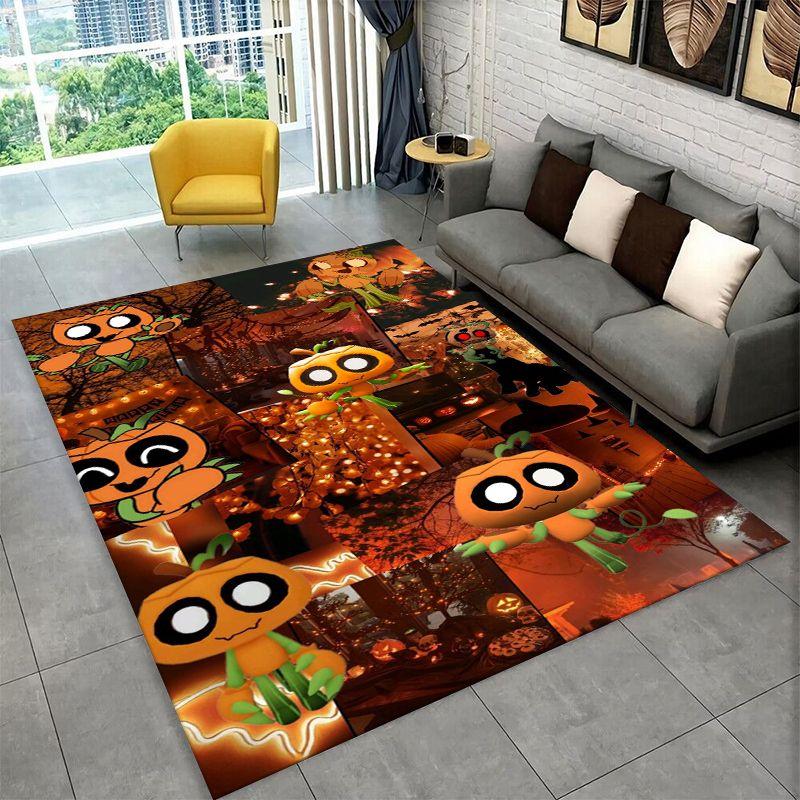 Spiel Dandy Welt Cartoon Rutschfeste Teppichläufer für Wohnzimmer, Schlafzimmer, Spielzimmer, Weicher Teppich Bodenmatte Heimdeko Teppich Kinderzimmer