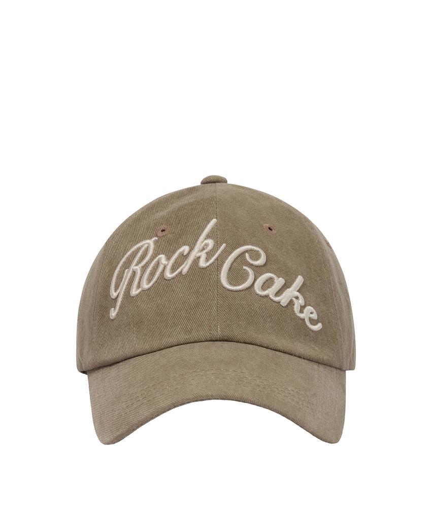 ROCKCAKE Script Pigment Ball Cap - Beige