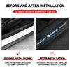 Car Door Plate Carbon Fiber Threshold Protector Sticker Decals For Skoda Octavia Rapid Kodiaq Karoq Superb Fabia Kamiq VisionS Fscx84
